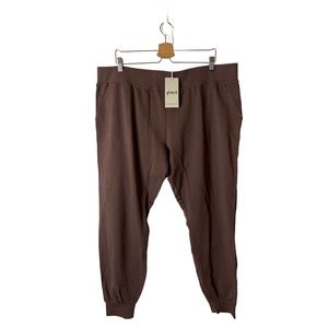 Pact Airplane Jogger Organic Cotton in Brown Cinnamon Plus Size XXL
